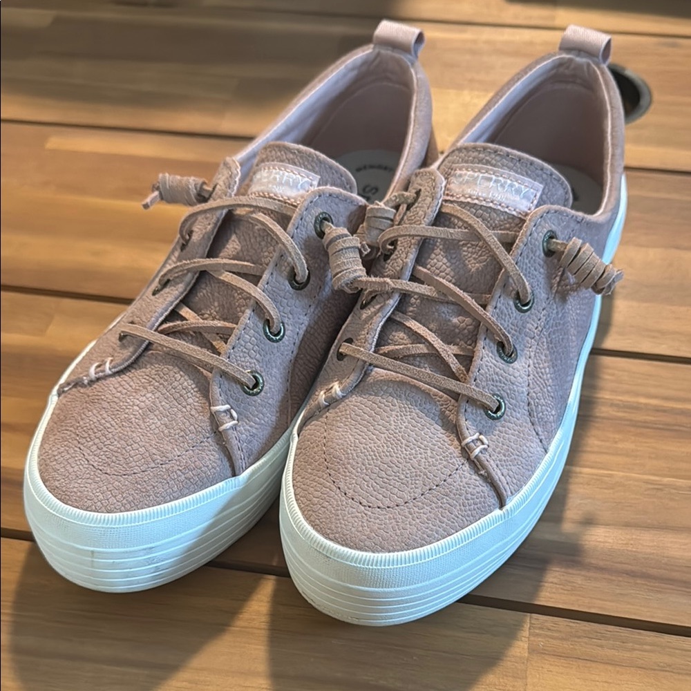 Sperry Blush Pink Sneakers